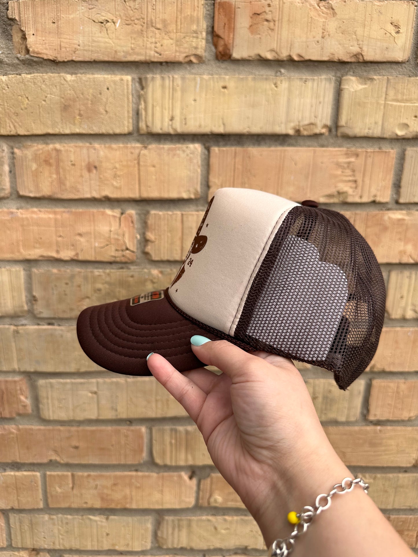 Don’t be all hat and no MAGA Trucker tan on brown