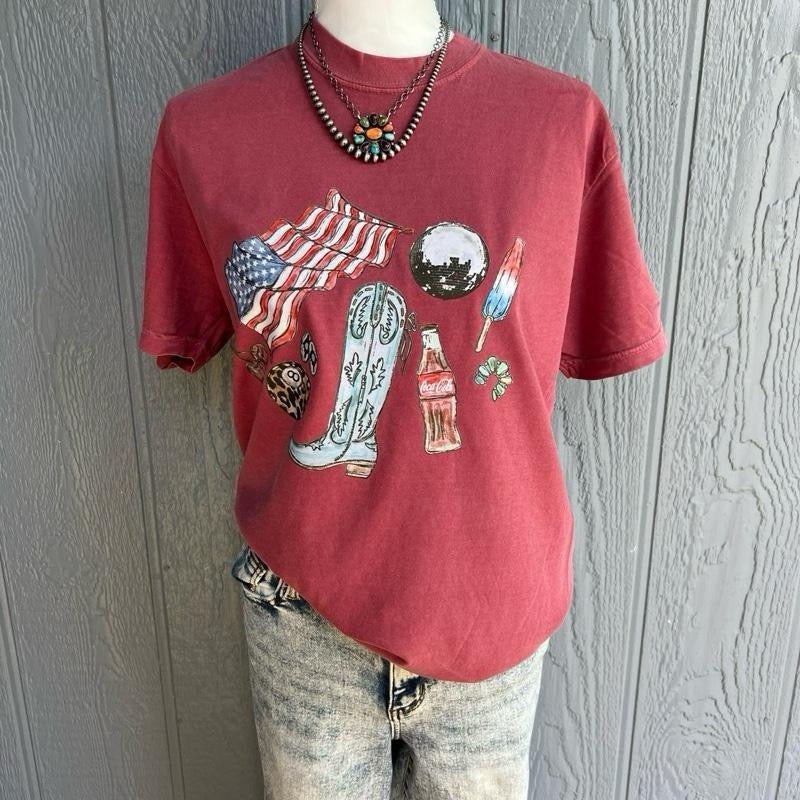 Wild and free babydoll Top