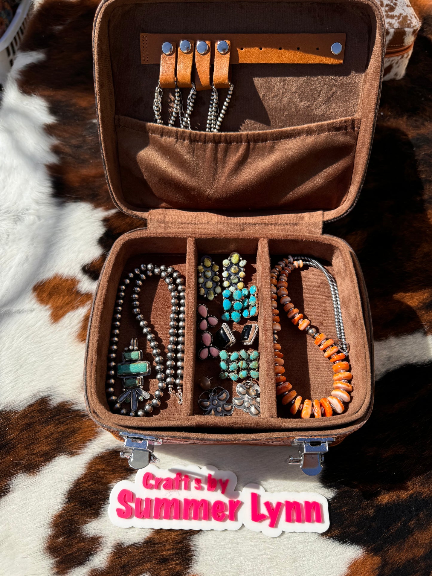 Xl tooled Jewelry case