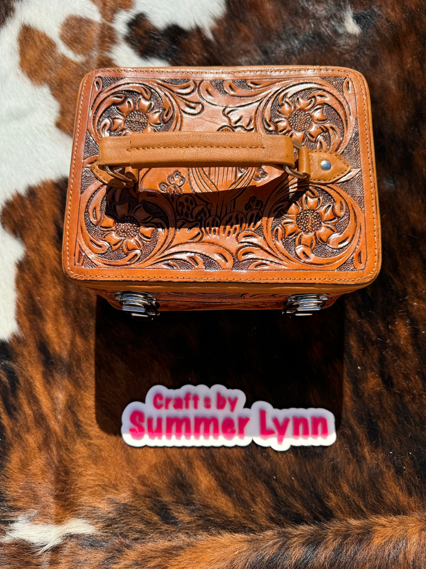 Xl tooled Jewelry case