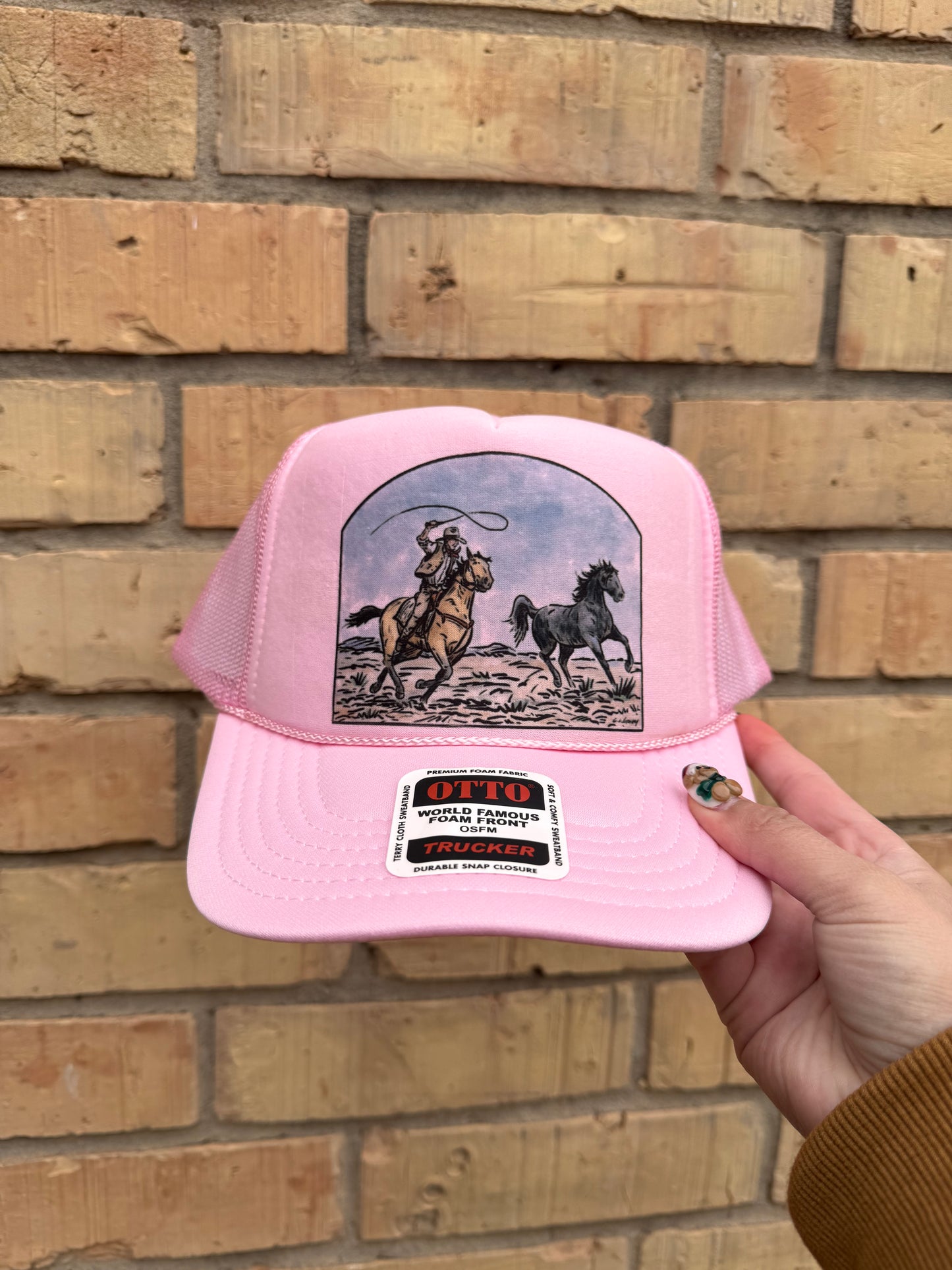 Blue skys Trucker hat