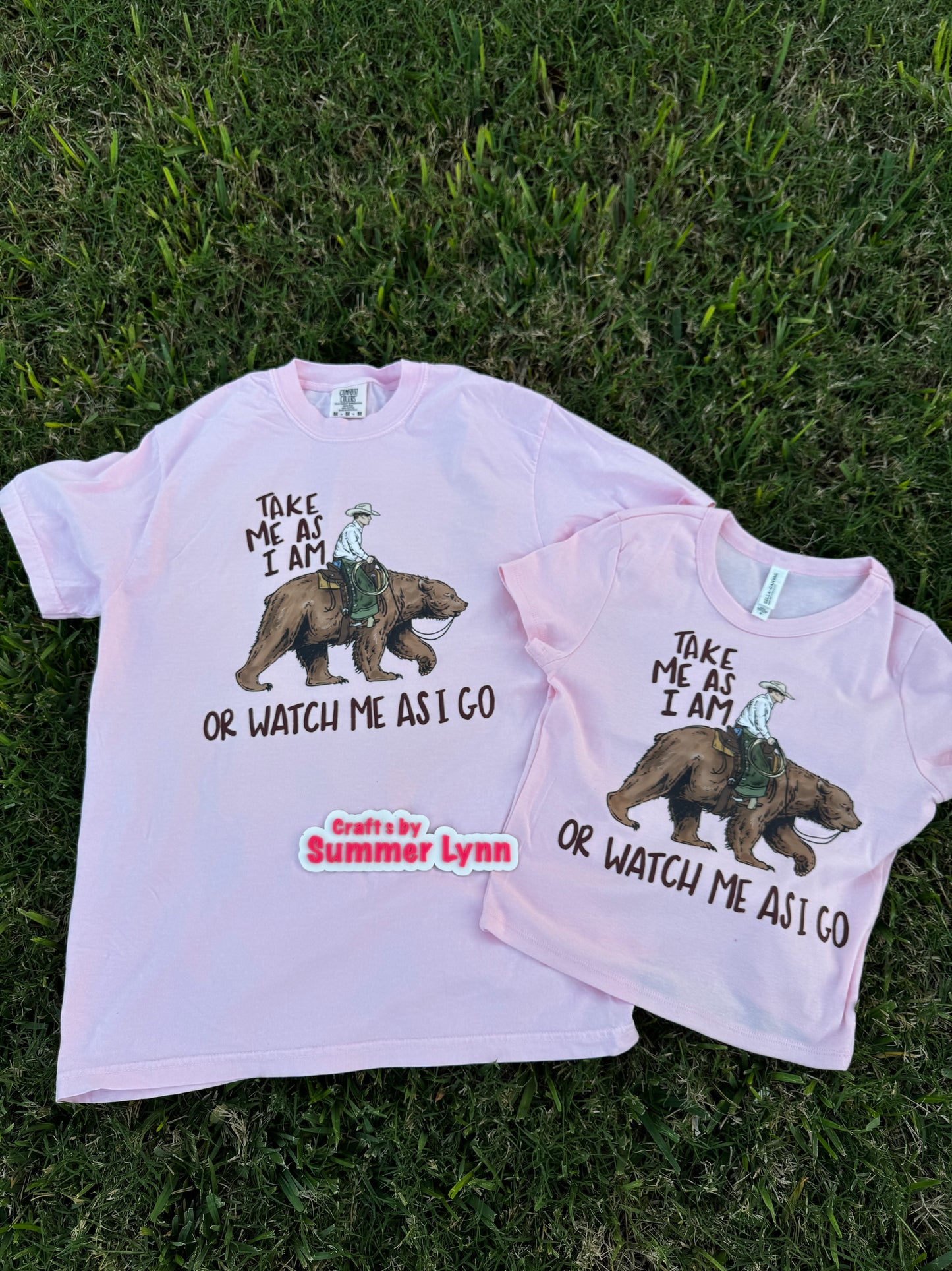 Take me as I am or watch me as I go Top