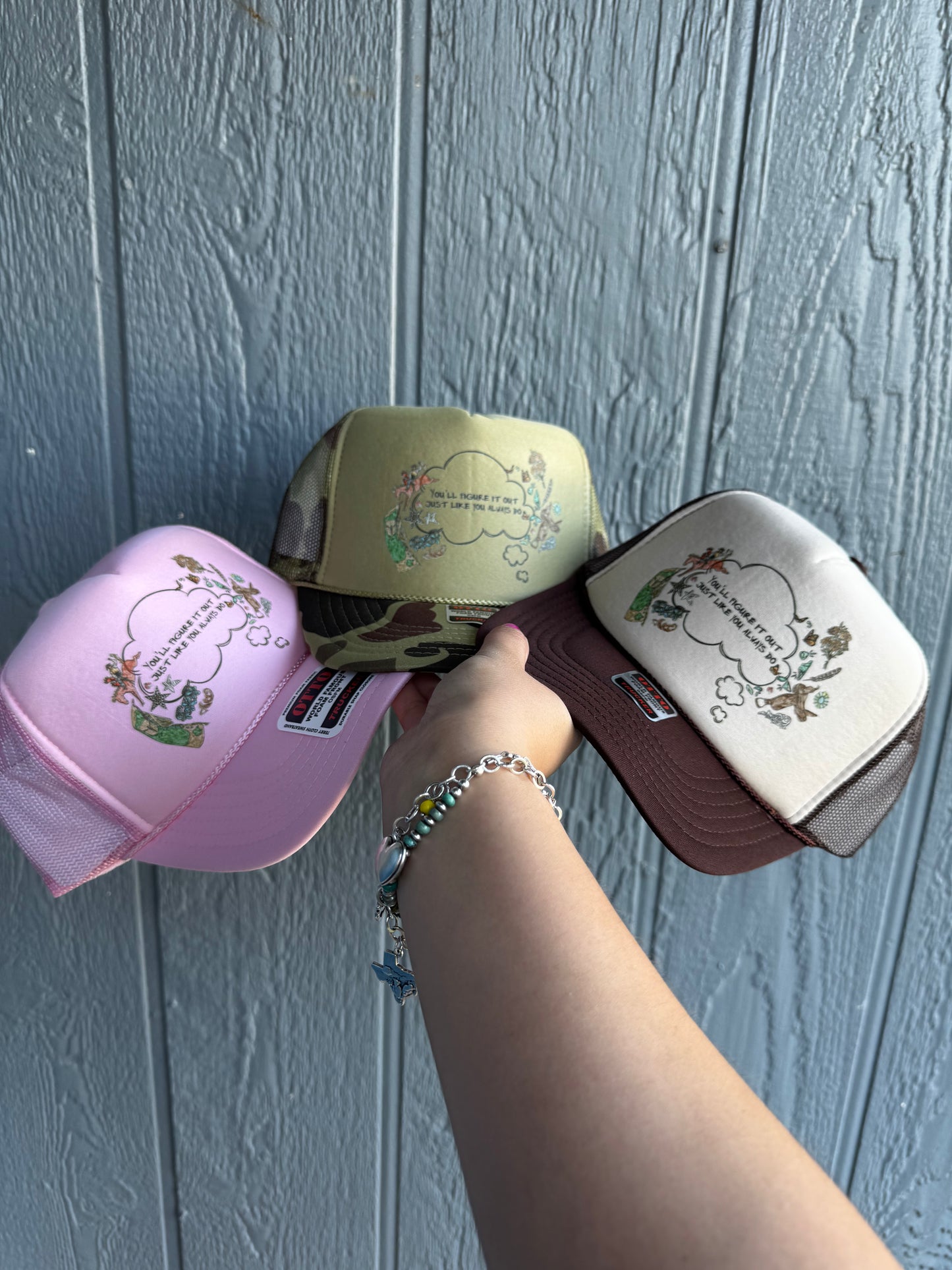 you'll figure it out just like you always do trucker hat