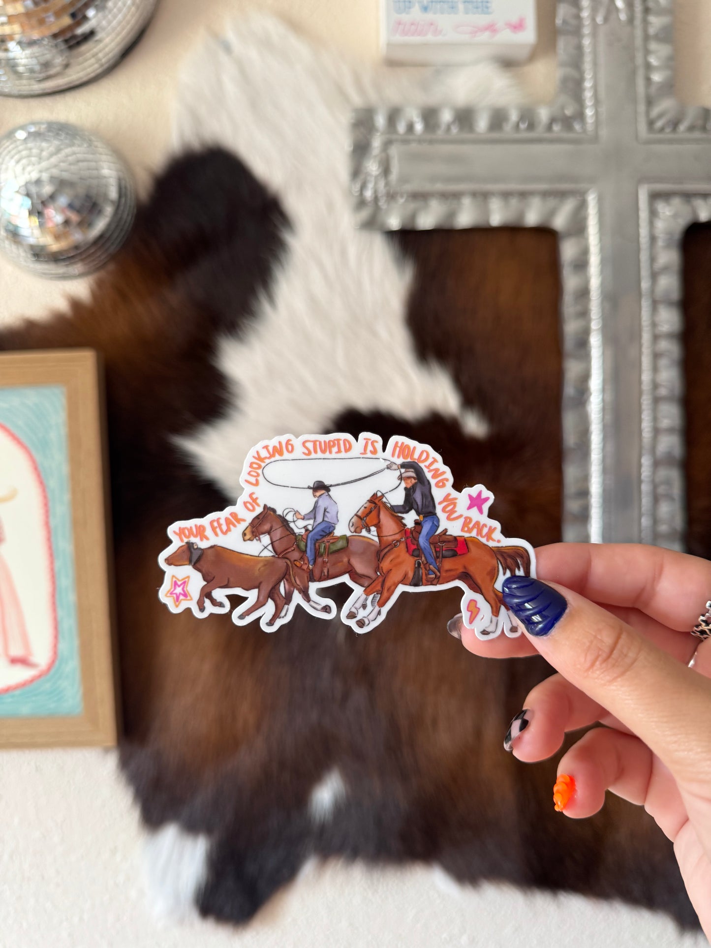 holding you back sticker