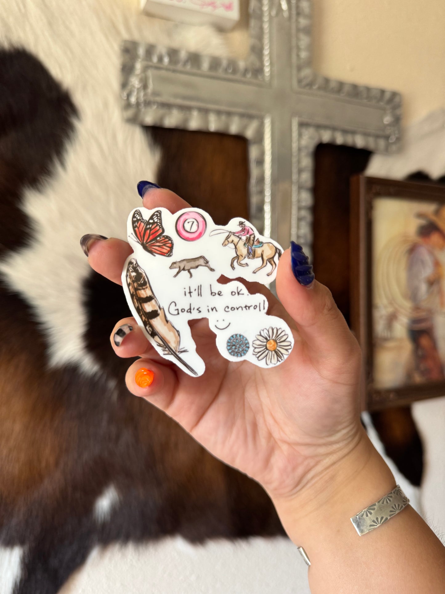 God's in control sticker