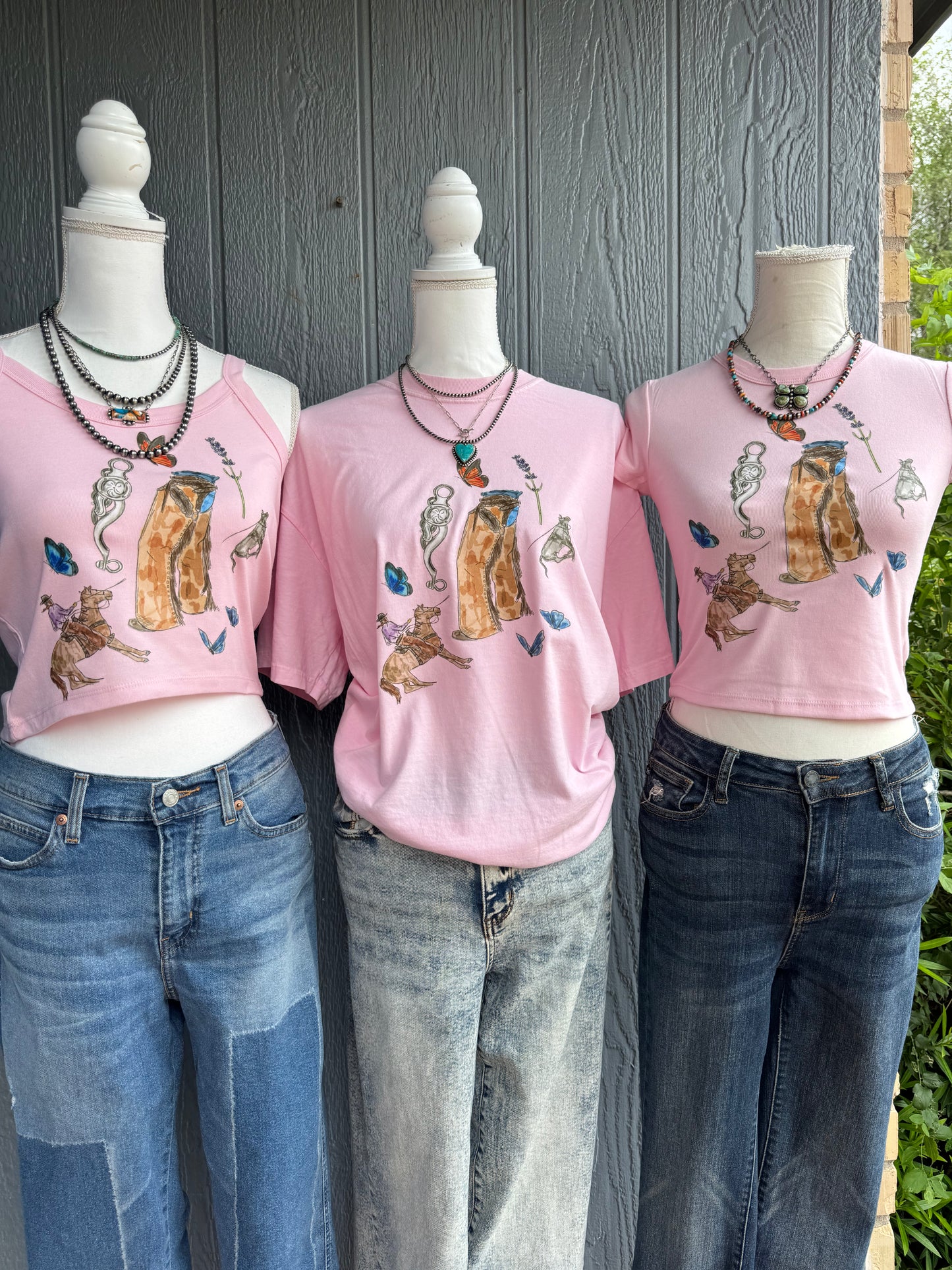 Blue ribbon dust Top