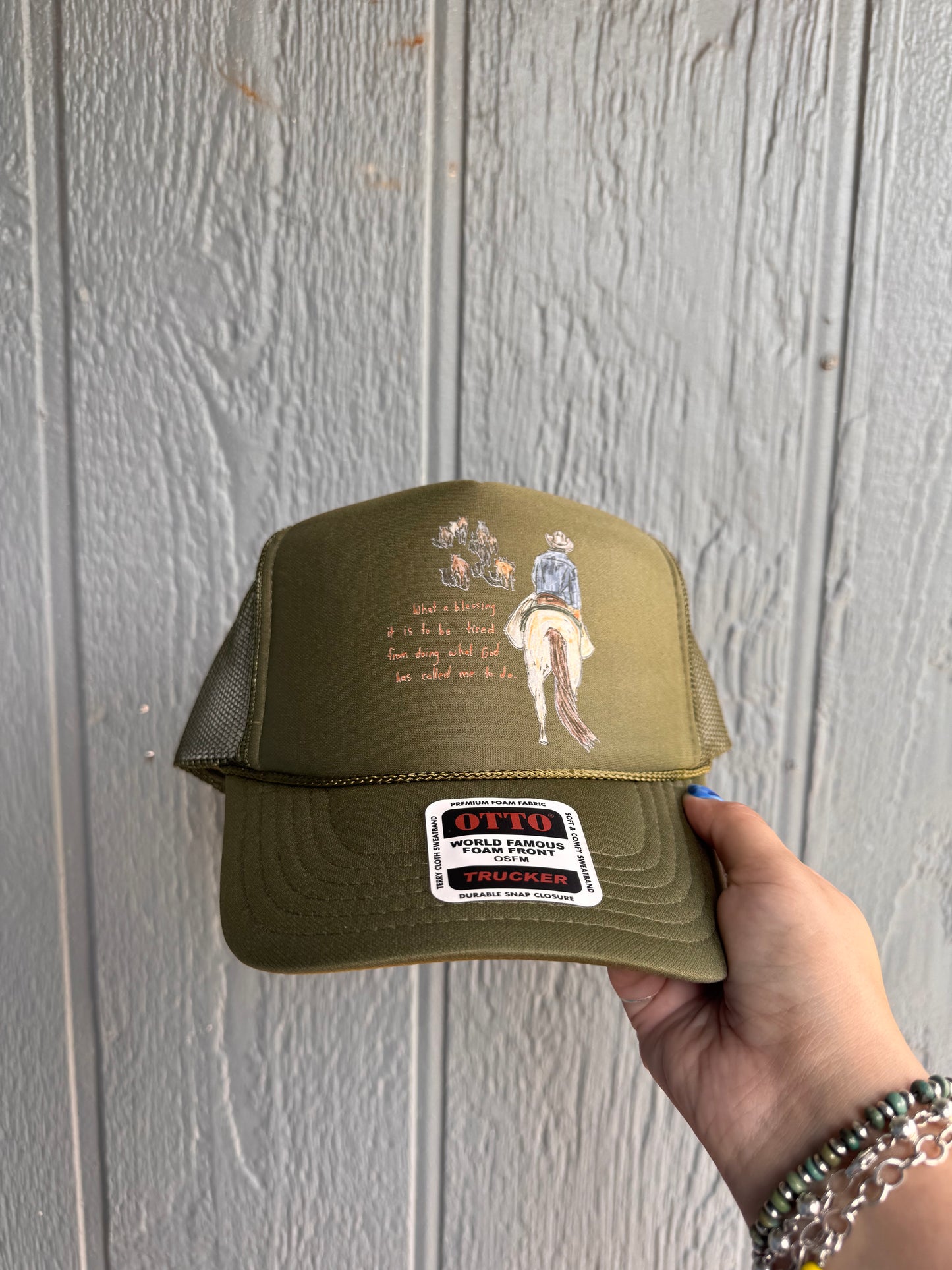 What a blessing trucker hat
