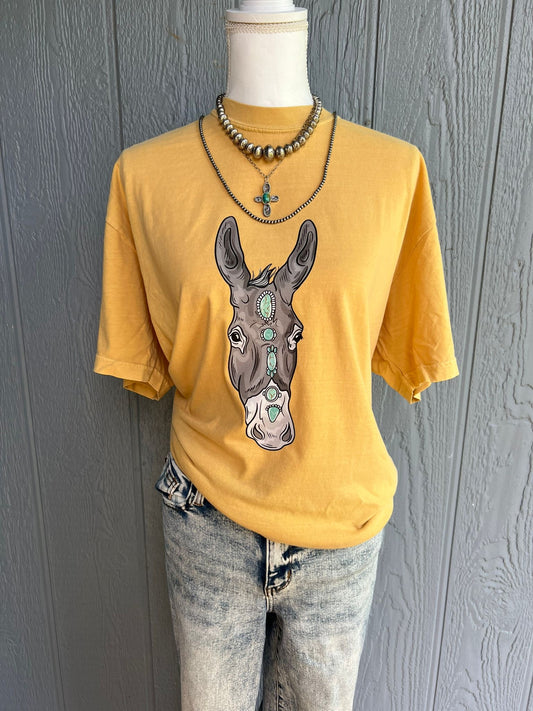 turquoise donkey CC tshirt