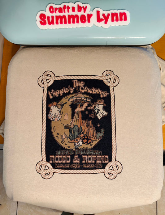 The hippies and cowboys spooky rodeo