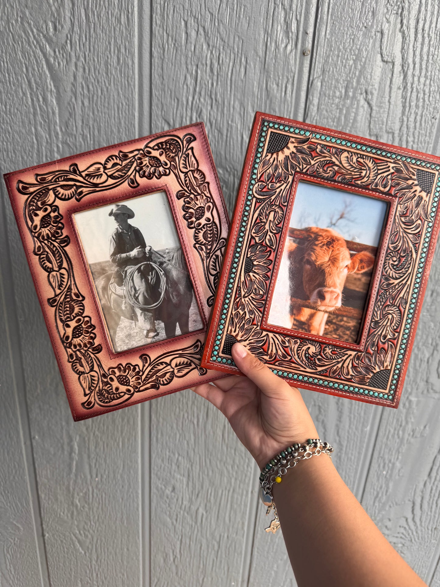 Tooled style pictures frames