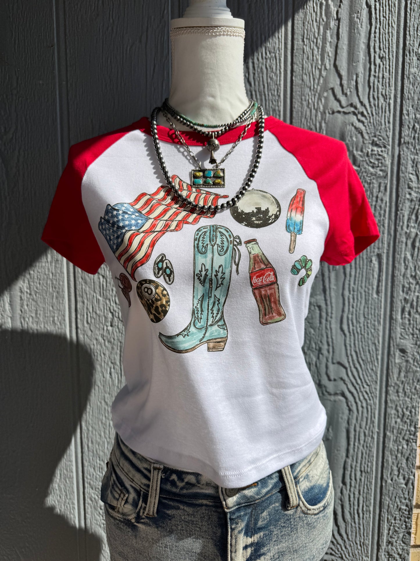 Wild and free babydoll Top