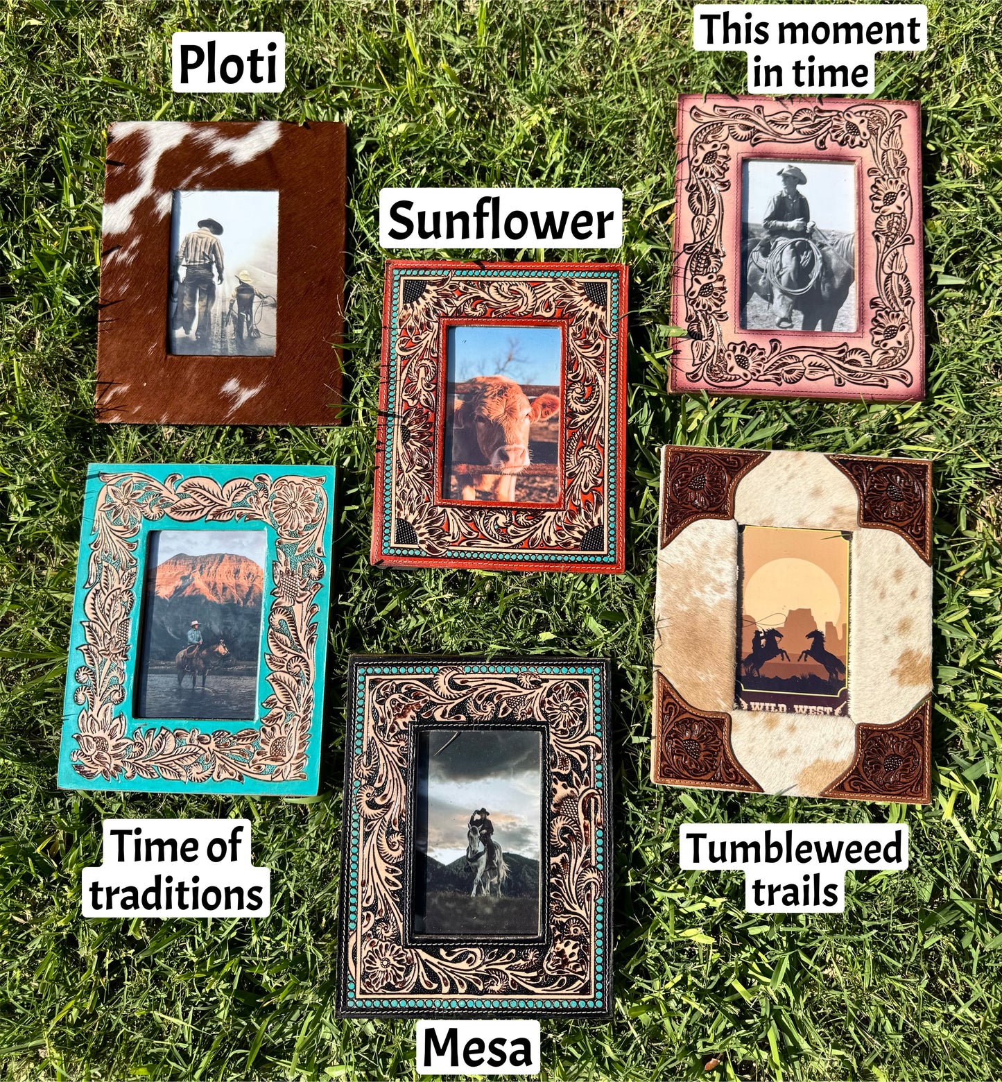 Tooled style pictures frames