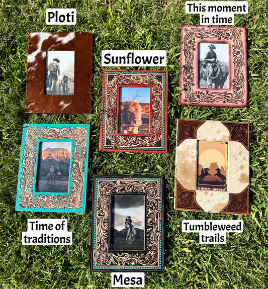 Tooled style pictures frames