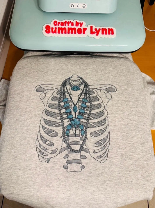 Turquoise skeleton