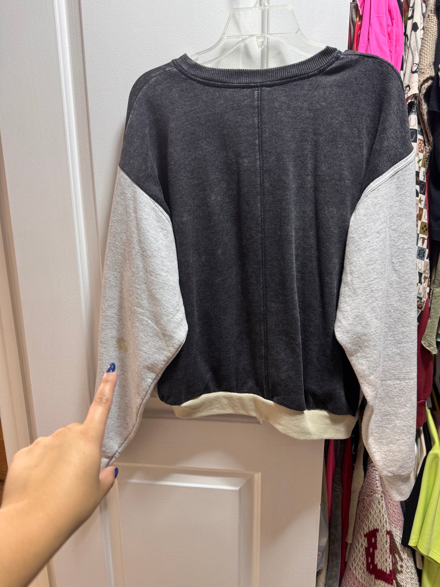 Upcycled handmade sweater