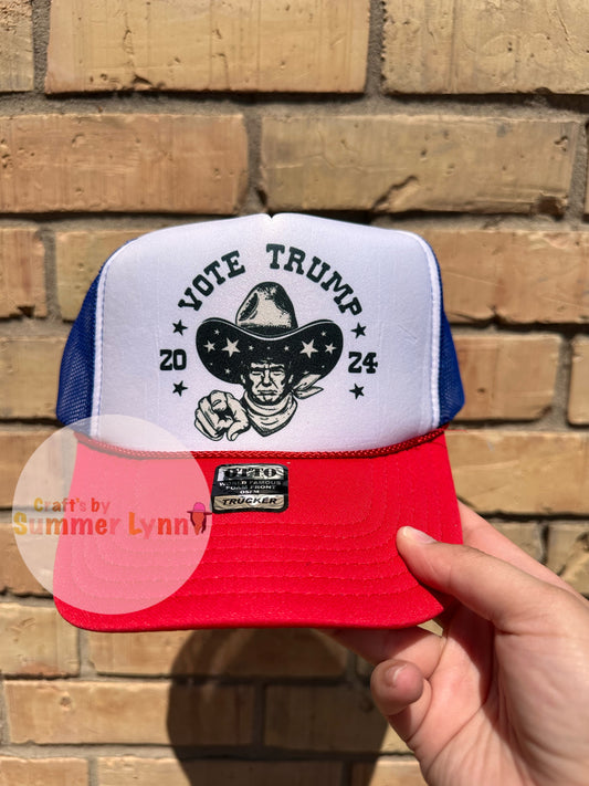 Vote trump trucker hat