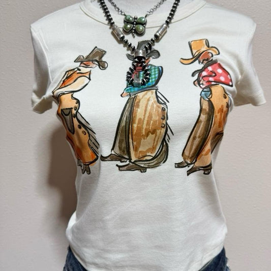 Trio cowboy cool Top