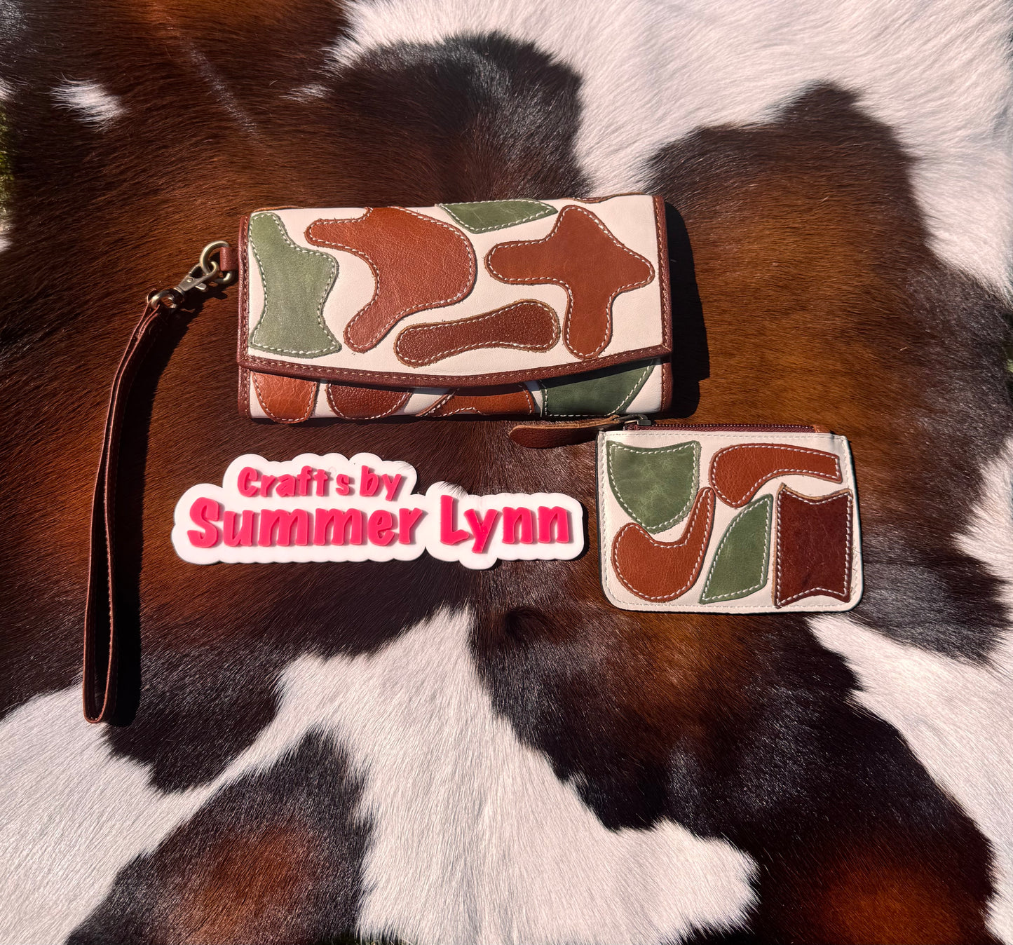 The leather camo (sold separately)