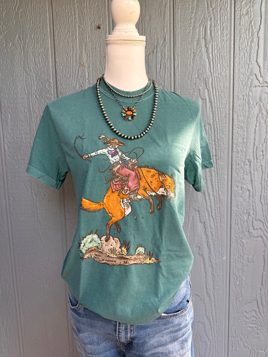 Foxy comfort colors Tshirt