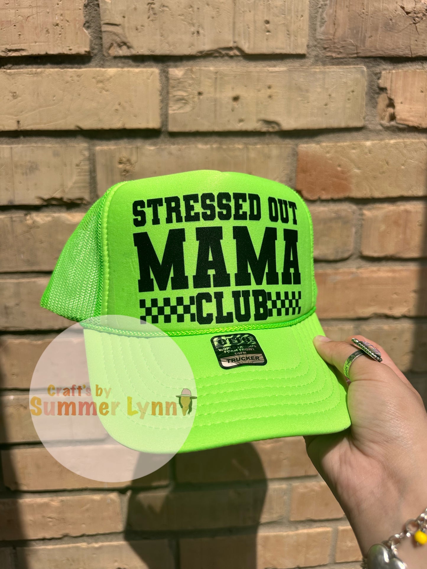 Stressed out mama club trucker