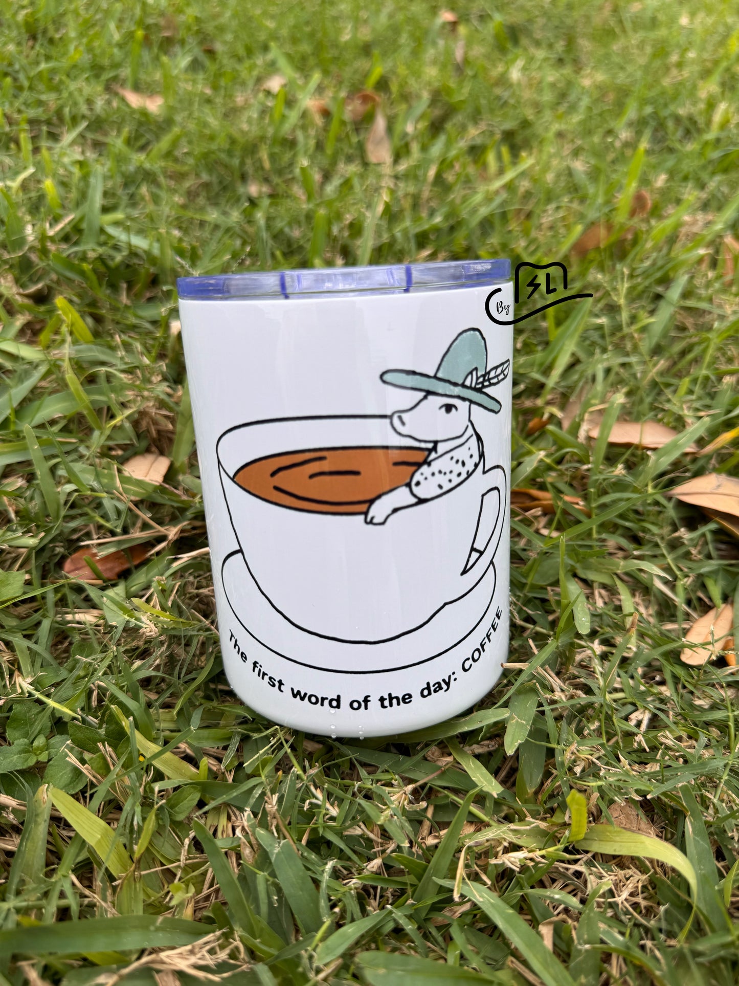 Western coffee lovers 12oz Mugs with handles