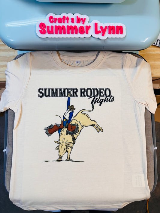 Summer rodeo night