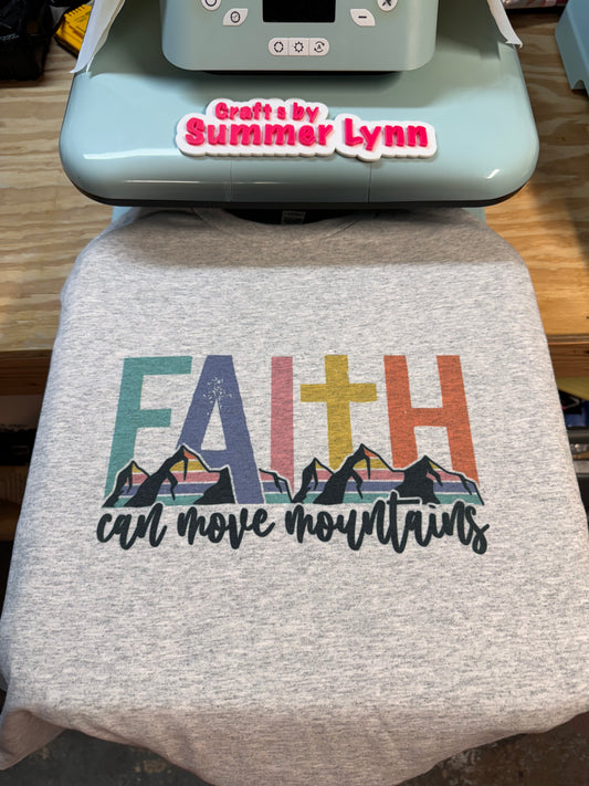 Faith can move mountains