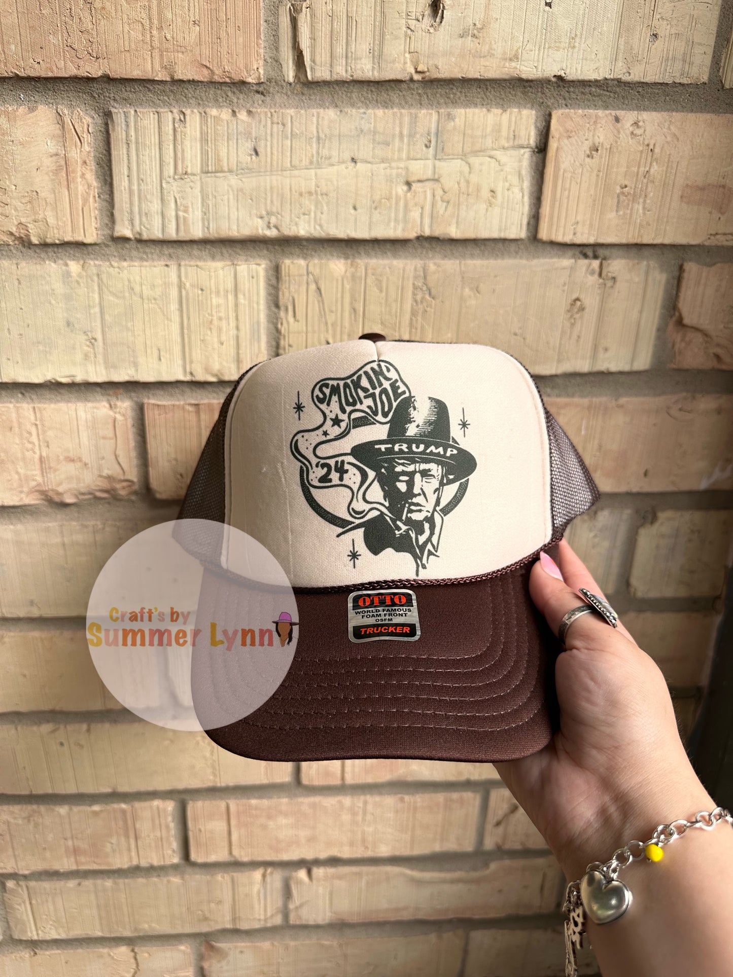 Smokin joe trucker hat