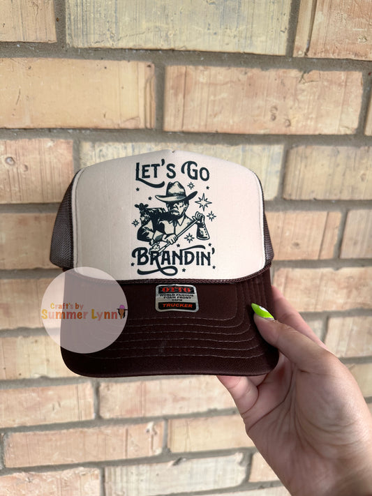 Let’s go Brandin Trucker hat