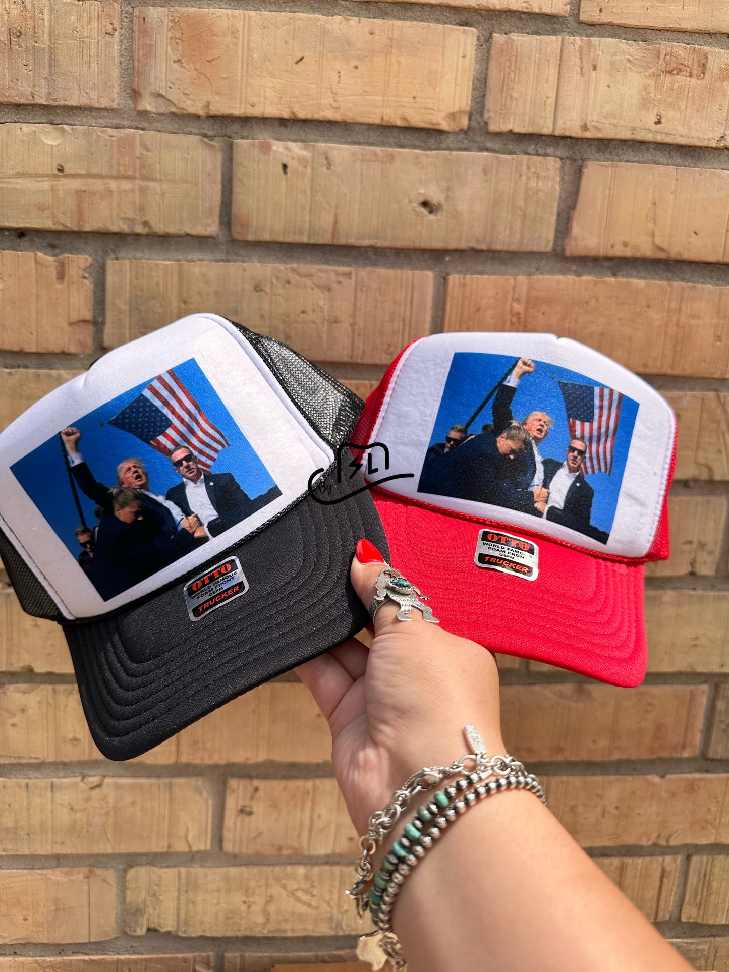 I STAND WITH TRUMP trucker hat