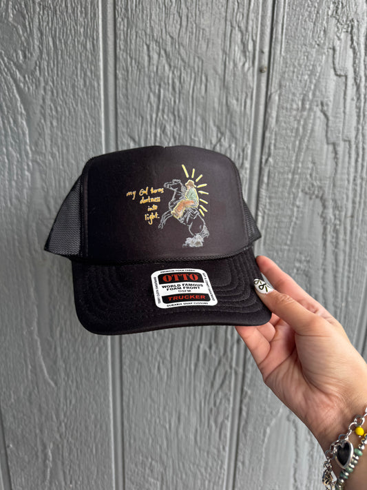 My God turns darkness into lights