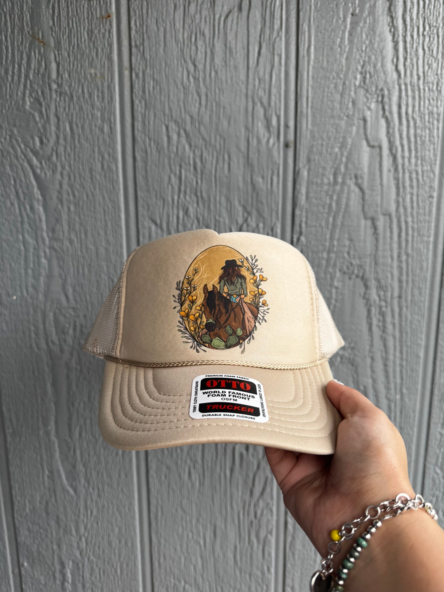 Floral drifter Trucker hat