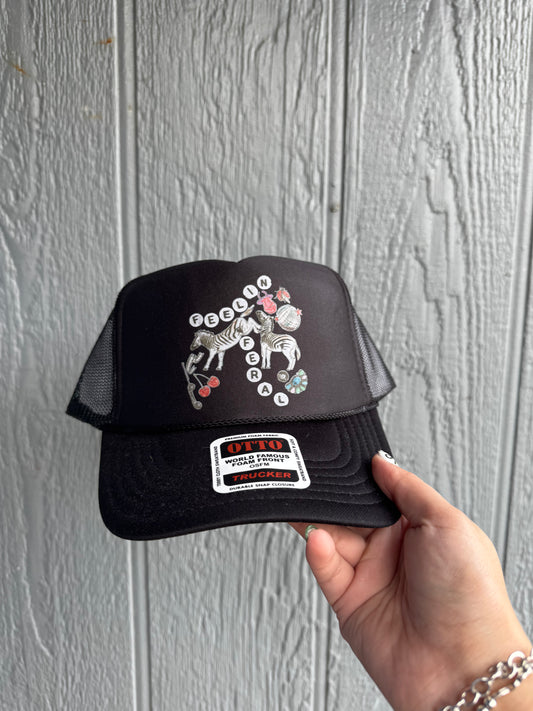 Feeling feral Trucker hat