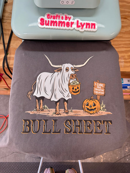 Bull sheet one cube per treat Top