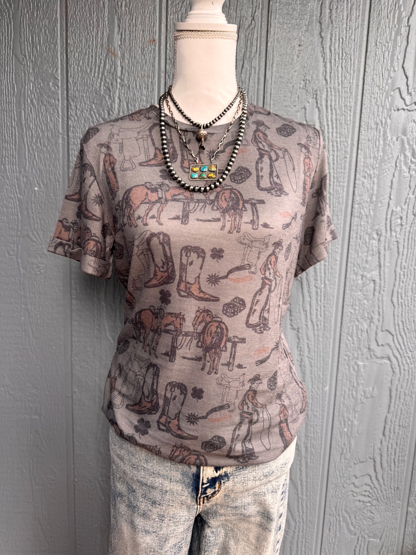 Teach em young blouse size small 4/6