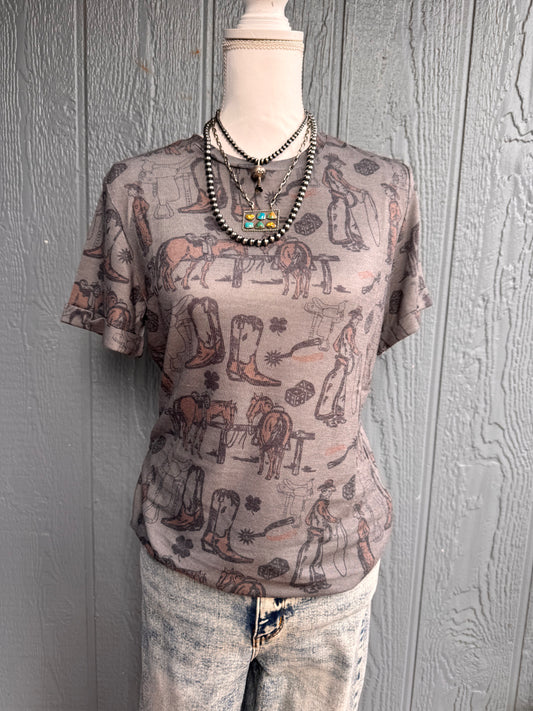 Teach em young blouse size small 4/6