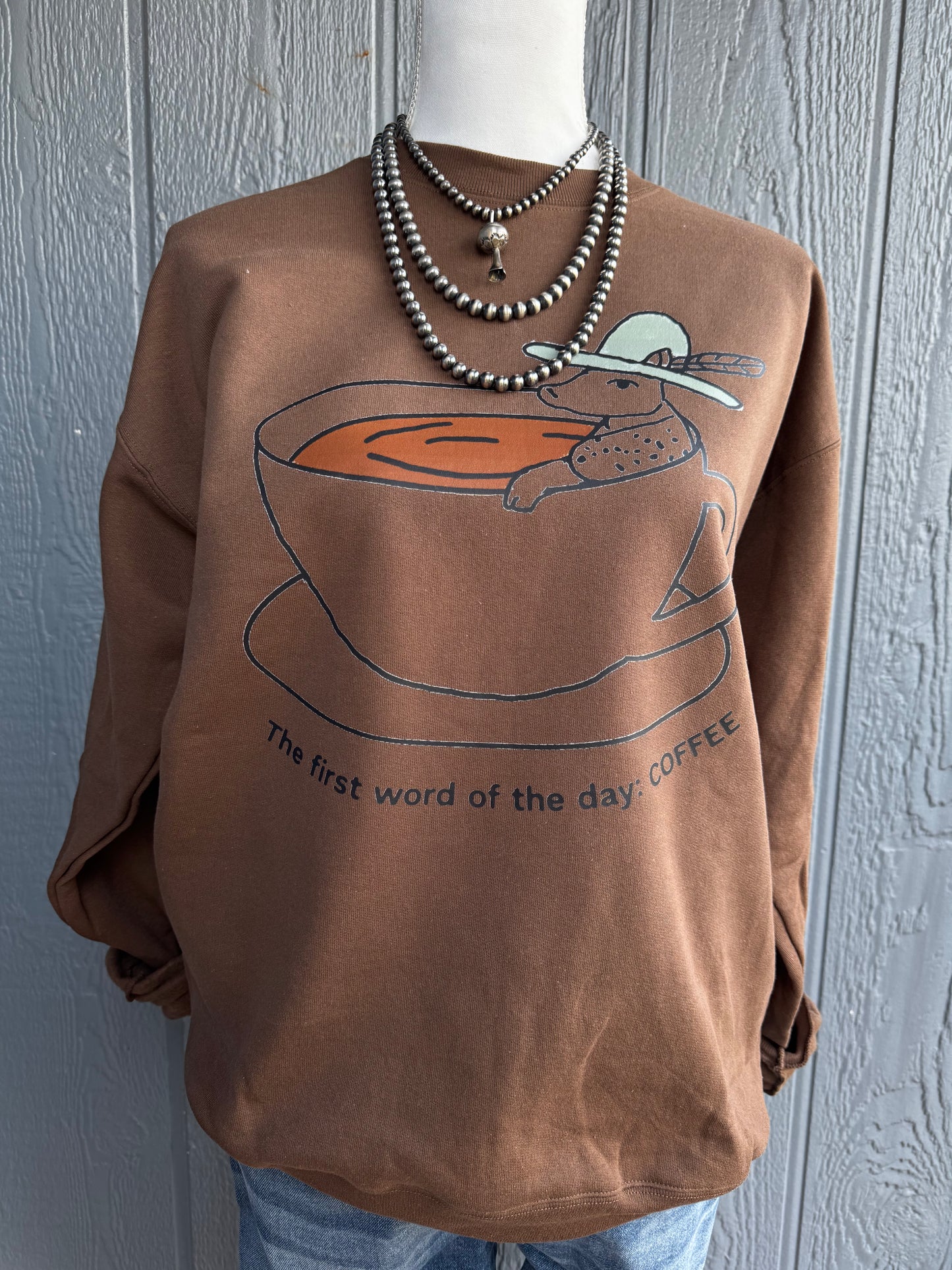 The first word of the day:coffee dillo Top