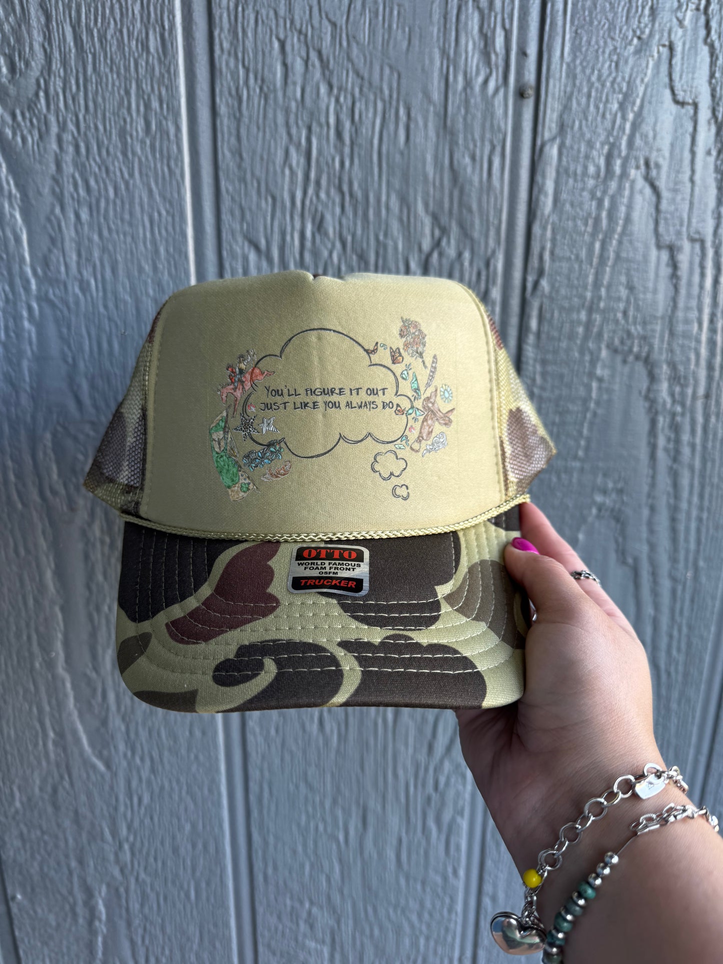 you'll figure it out just like you always do trucker hat