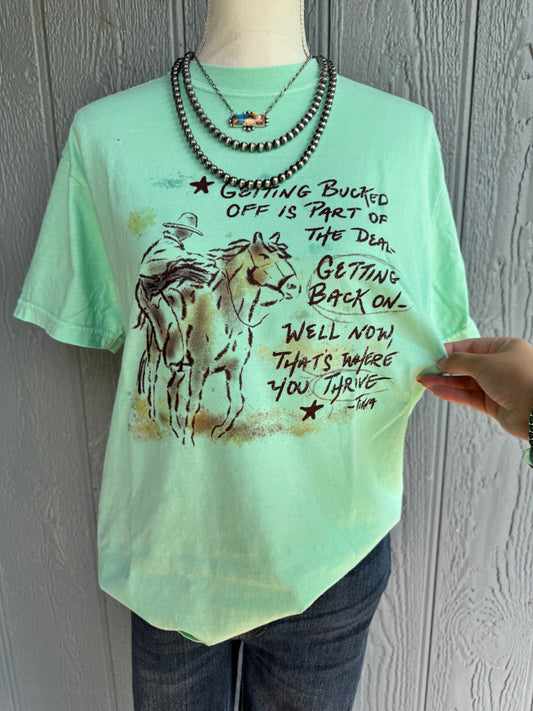 getting bucked off COMFORT COLORS