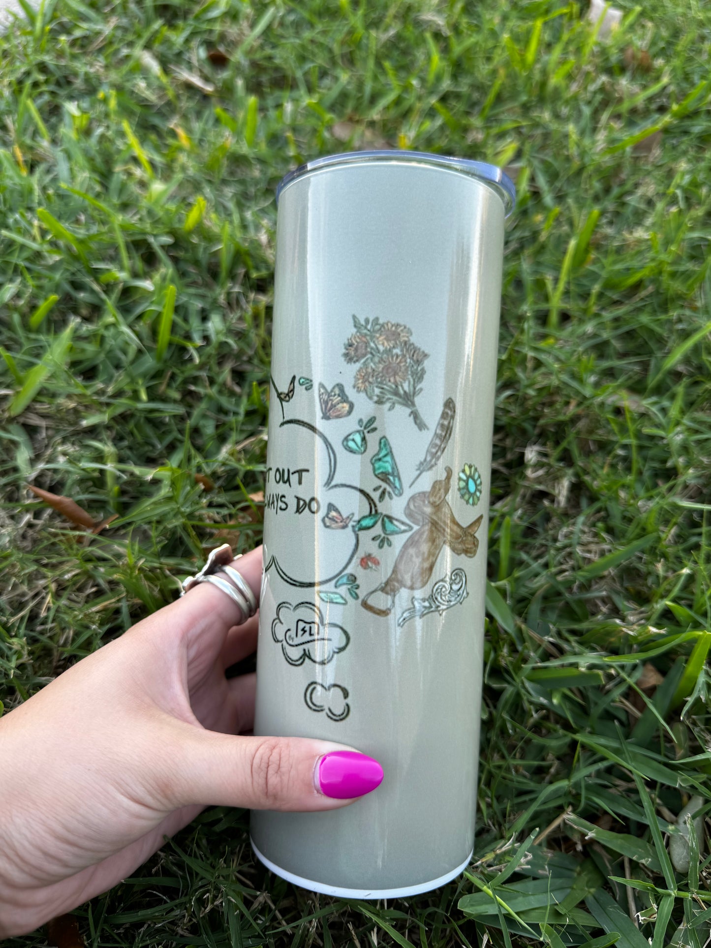 you'll figure it out just like you always do 20oz tumbler