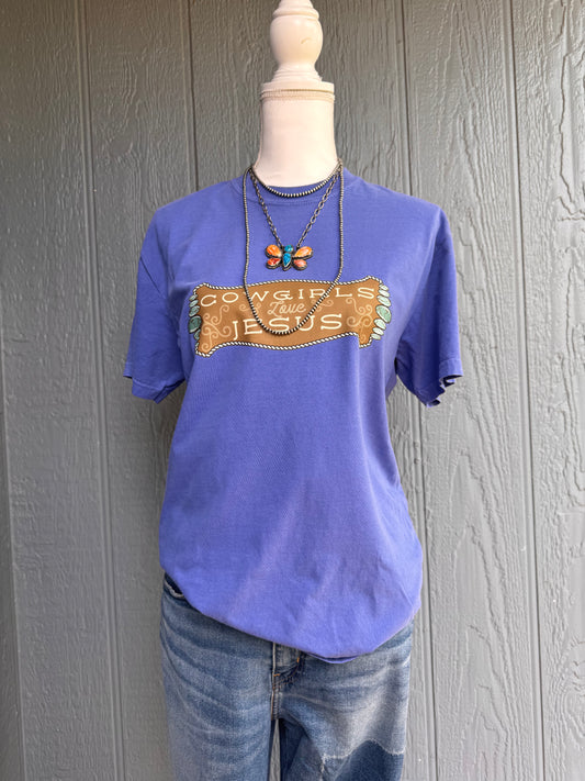 cowgirls love Jesus CC Top