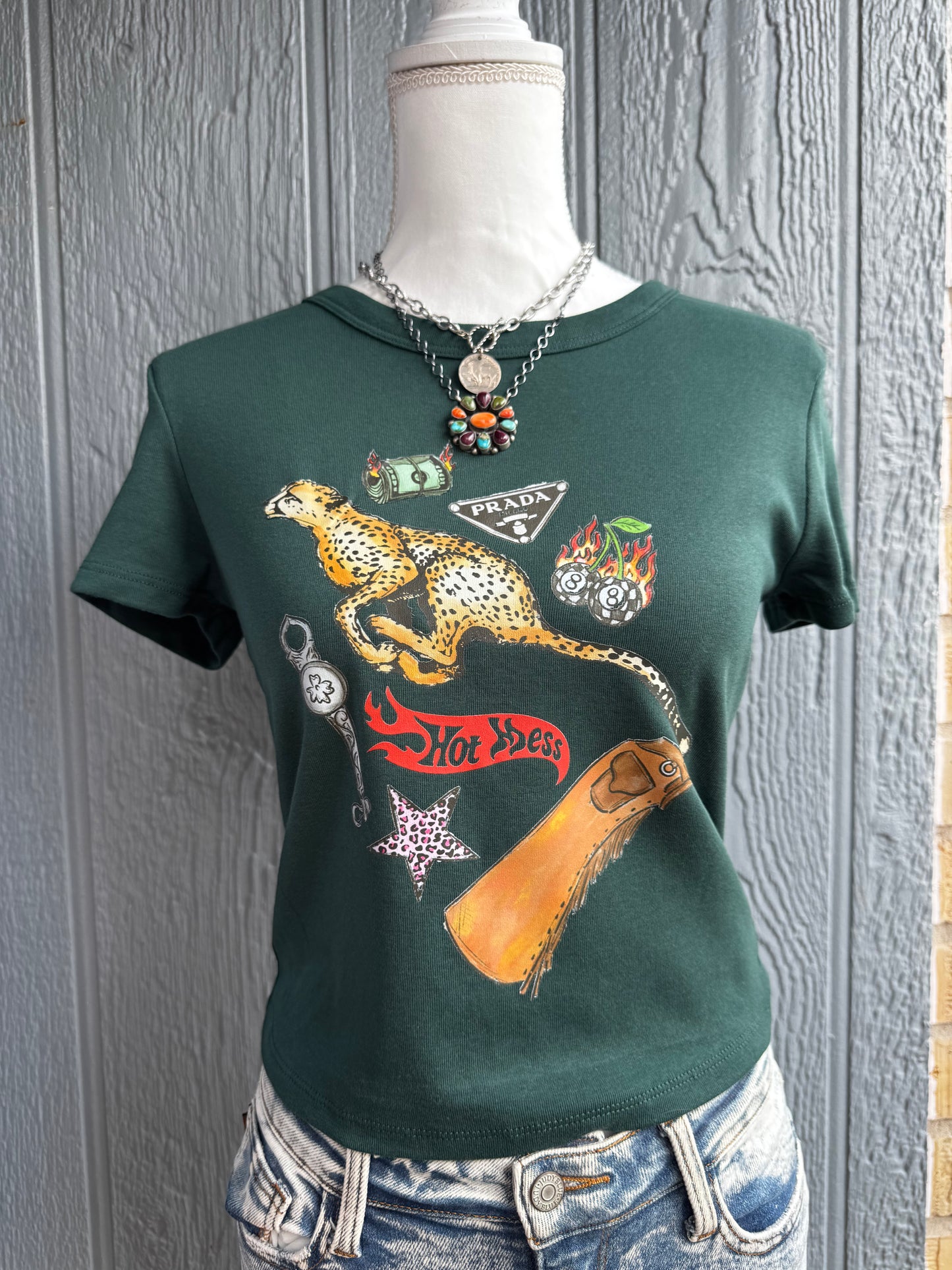 High speed hot mess Top