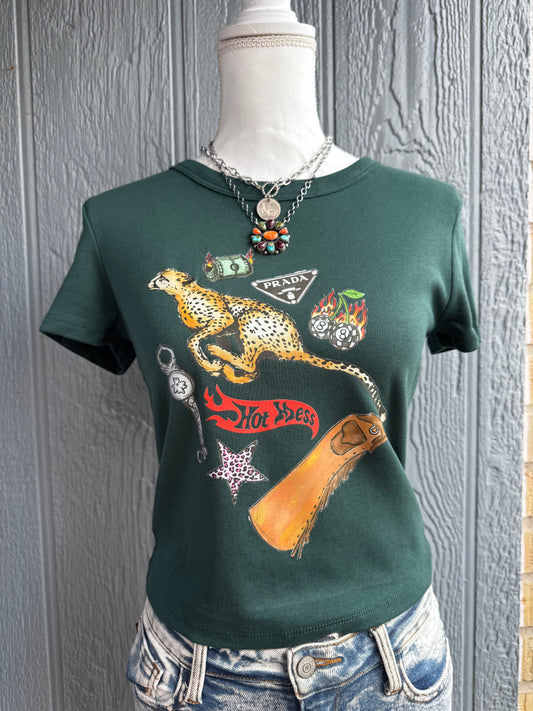 High speed hot mess Top
