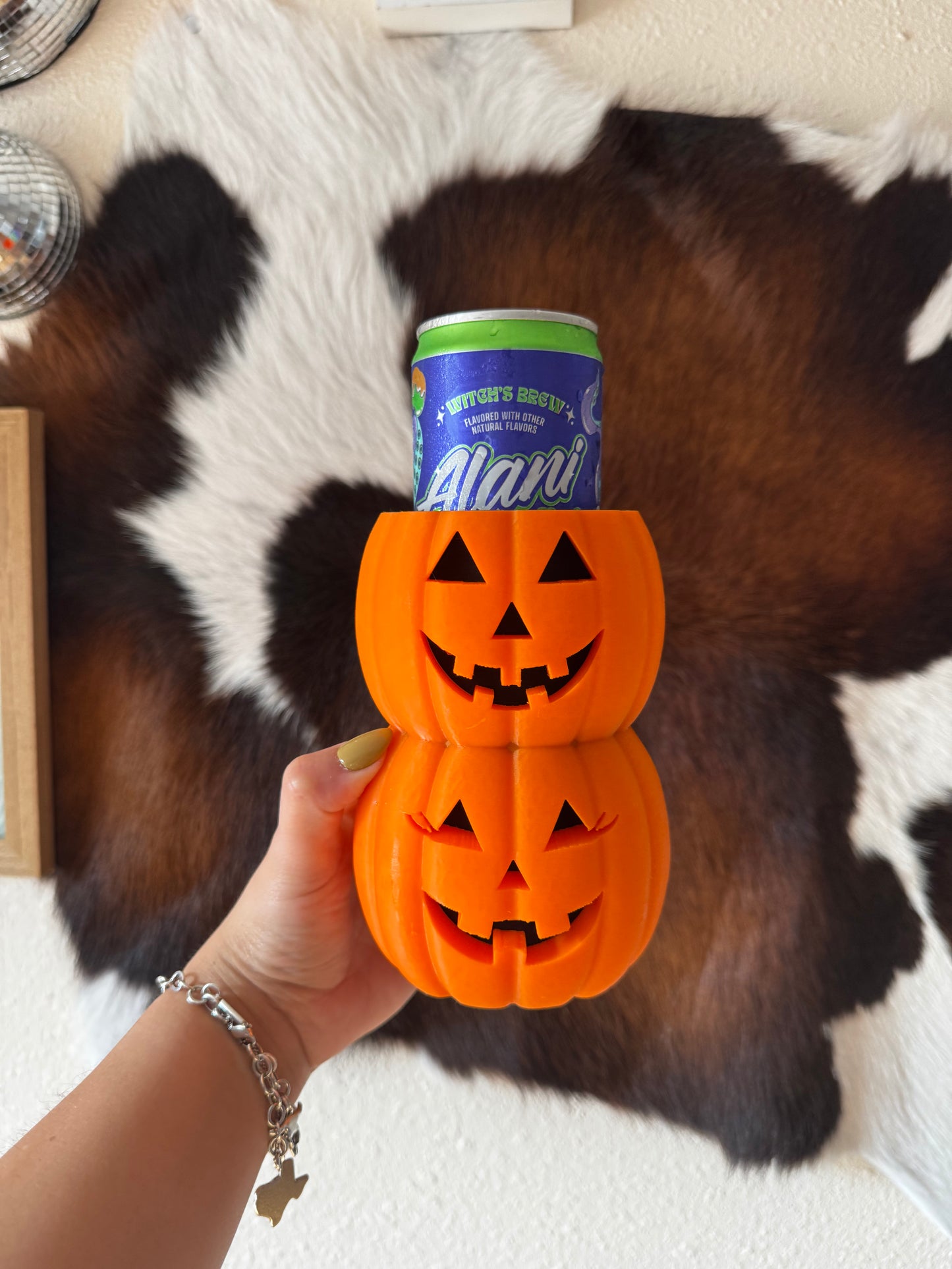 Pumpkin can holder 3D printed