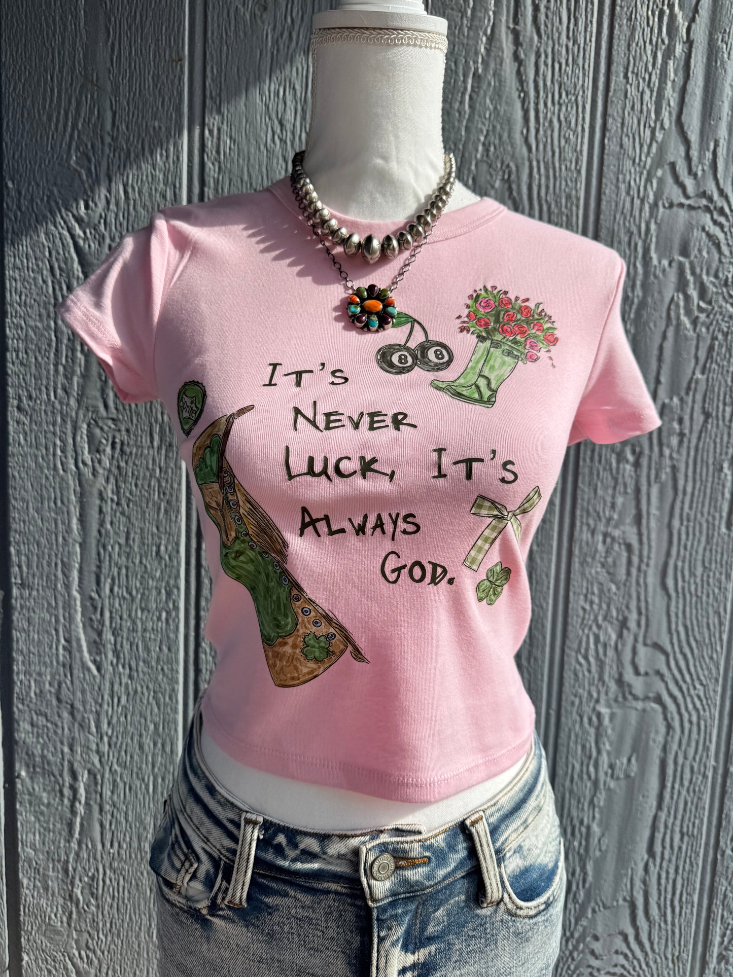 Its never luck, always God Top
