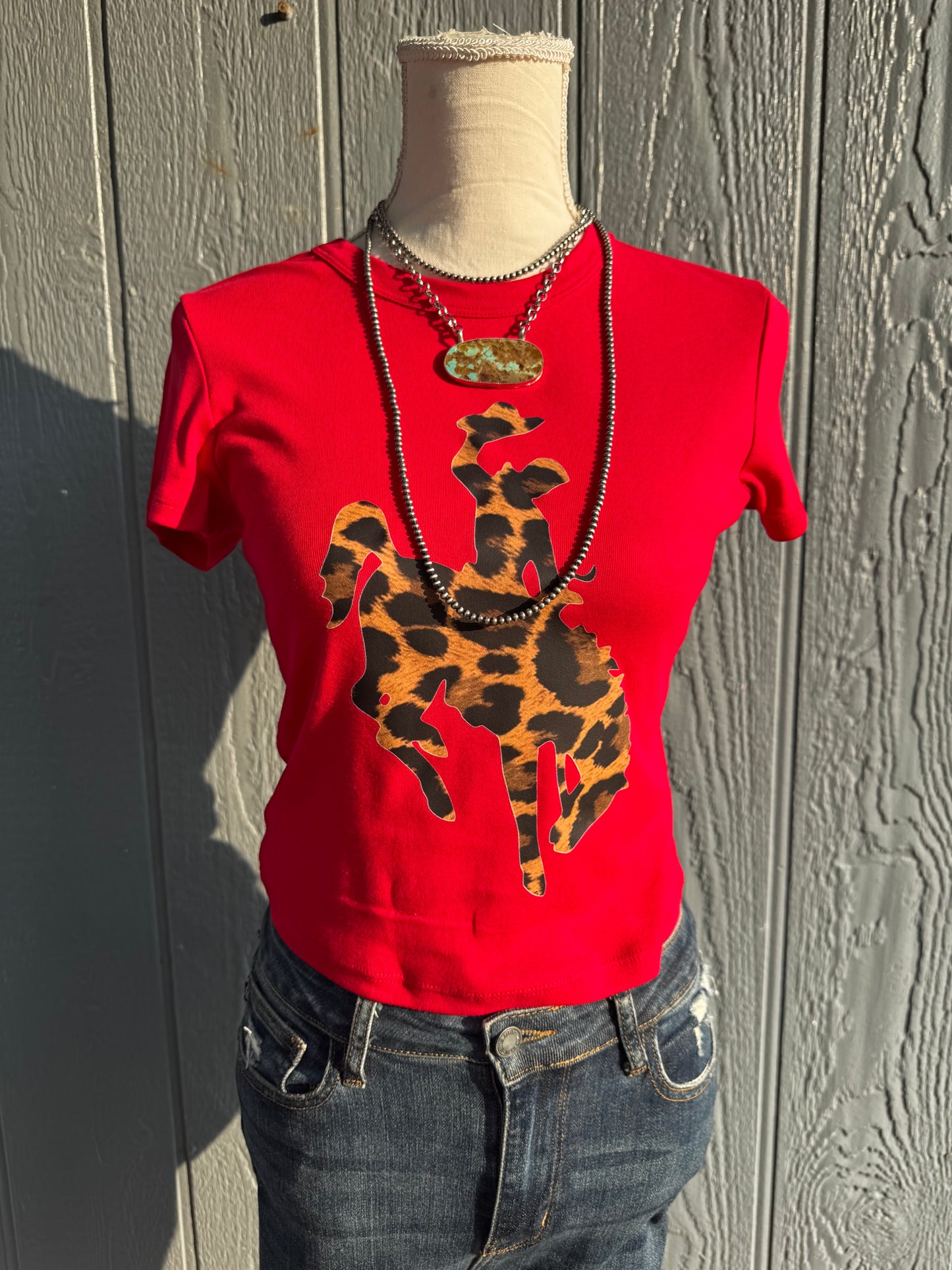 Broncy cheetah Top