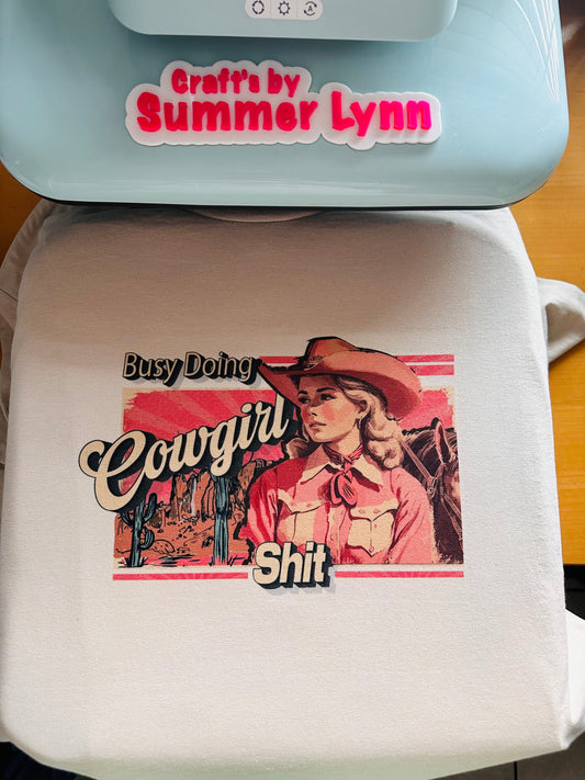 Busy doing cowgirl shit