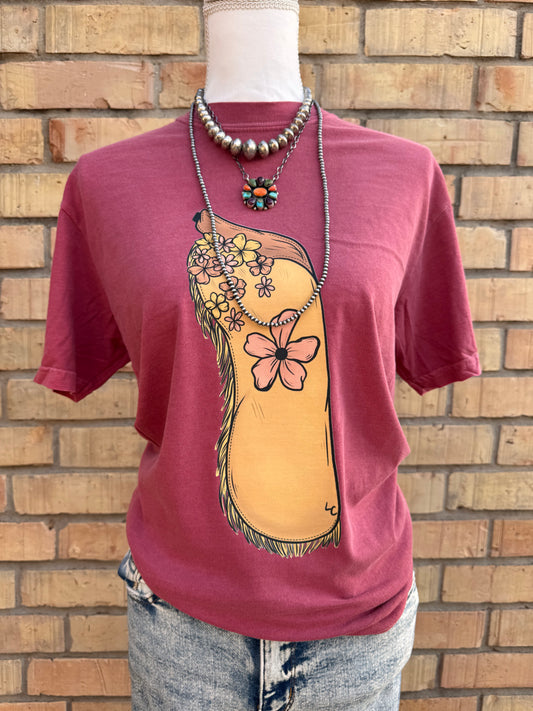 Floral chaps CC Top