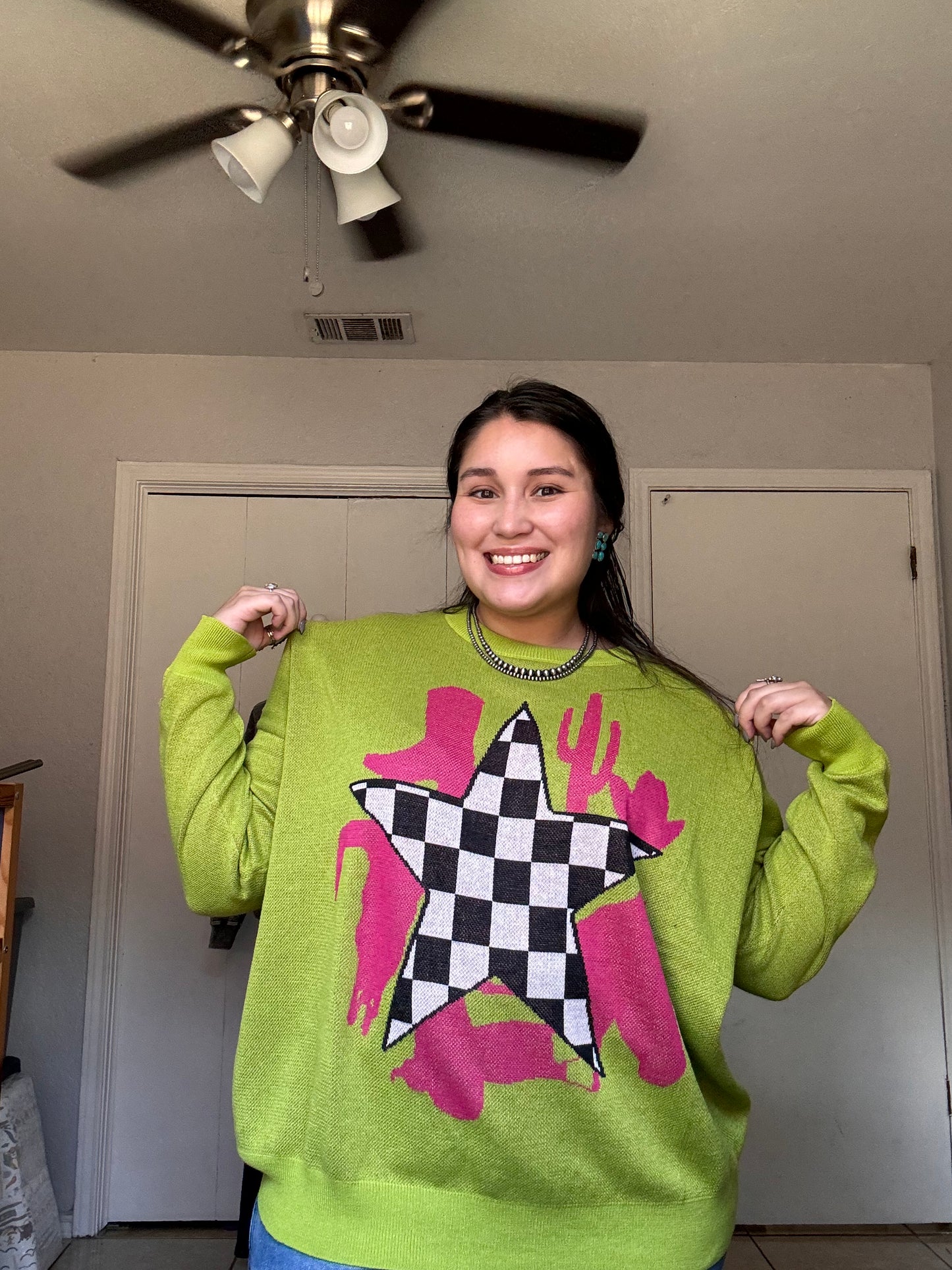 Western Icon pullover sweater