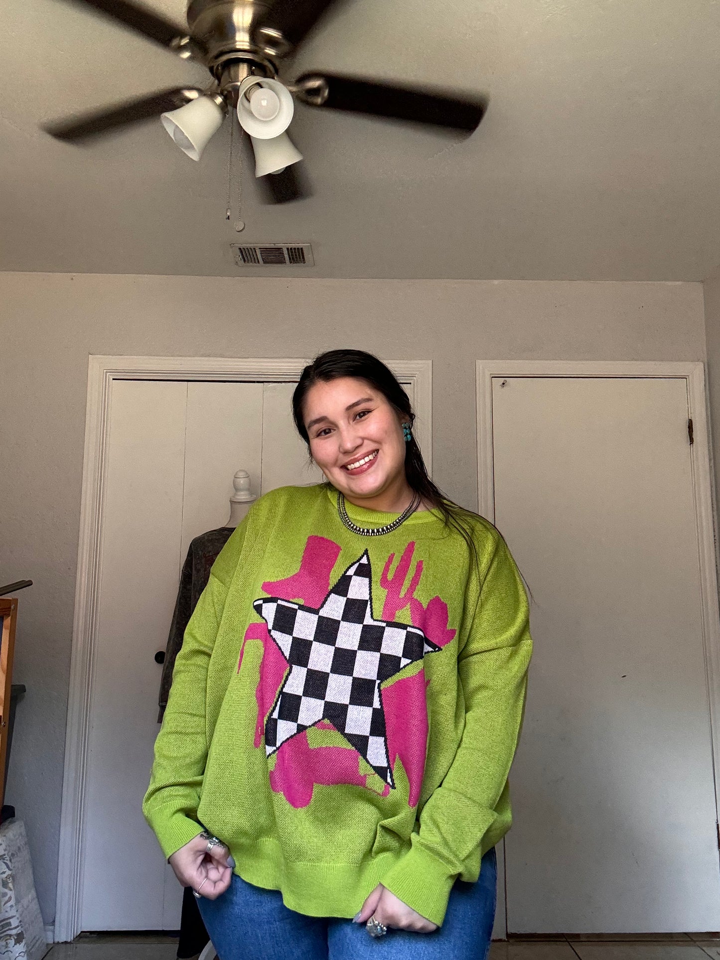 Western Icon pullover sweater